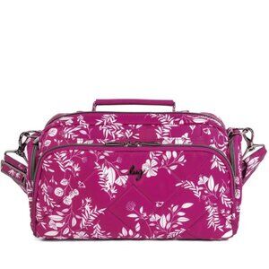 Lug Trolley 2 Crossbody Bag Flourish Berry Rose Pink Toile Floral
